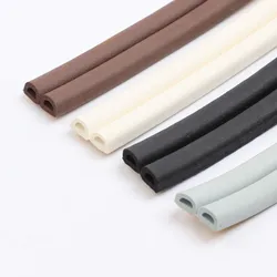 5M DIEP Type Door Weather Strip Self Adhesive Rubber Seal Foam Tape Window Dustproof Soundproof Insulation Tools