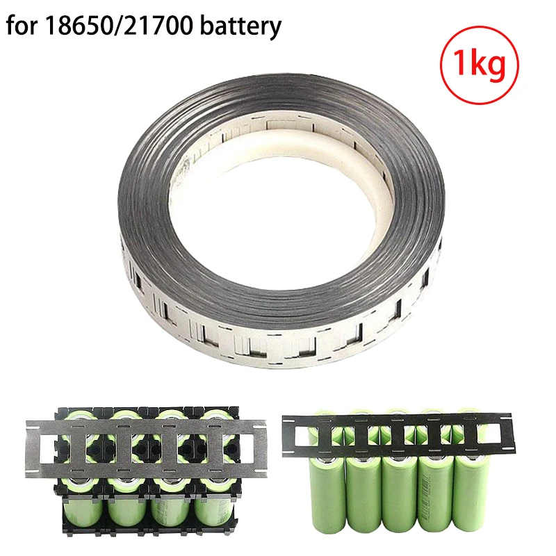 Nickel strip 2P Nickel Plated Strip for 18650/21700 Battery Spot Welding 0.12/0.15/0.2mm Thickness 18.5/20.2/21.5/22.5/23/23.4mm Spacing