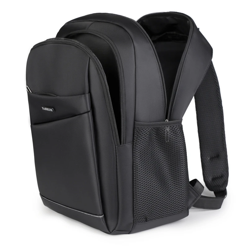 Large-capacity backpack - made of durable fabric, with zipper closure, suitable for professional laptop bags, travel backpacks,