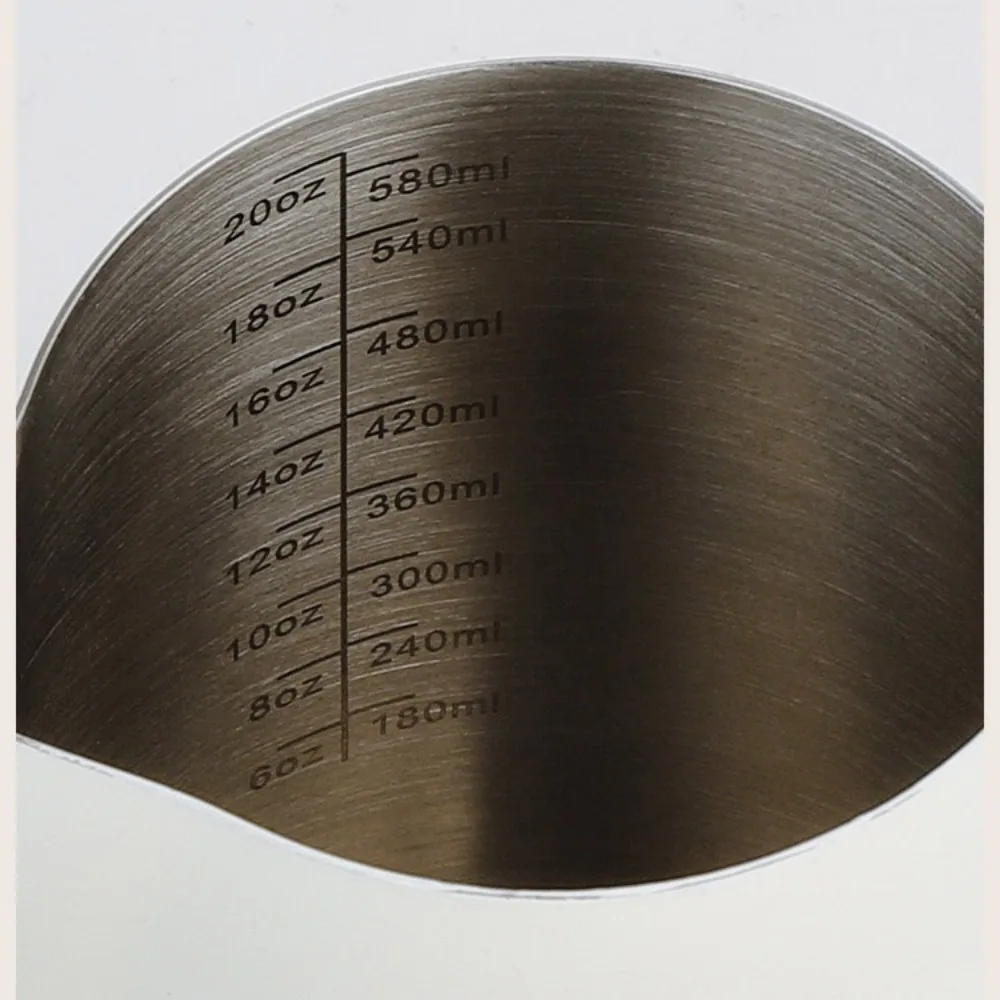 Description Picture 5 of itemMilk Frothing Pitcher with Temperature Display Stainless Steel Milk Jug for Latte Art Coffeeware Latee art Barista Accessory