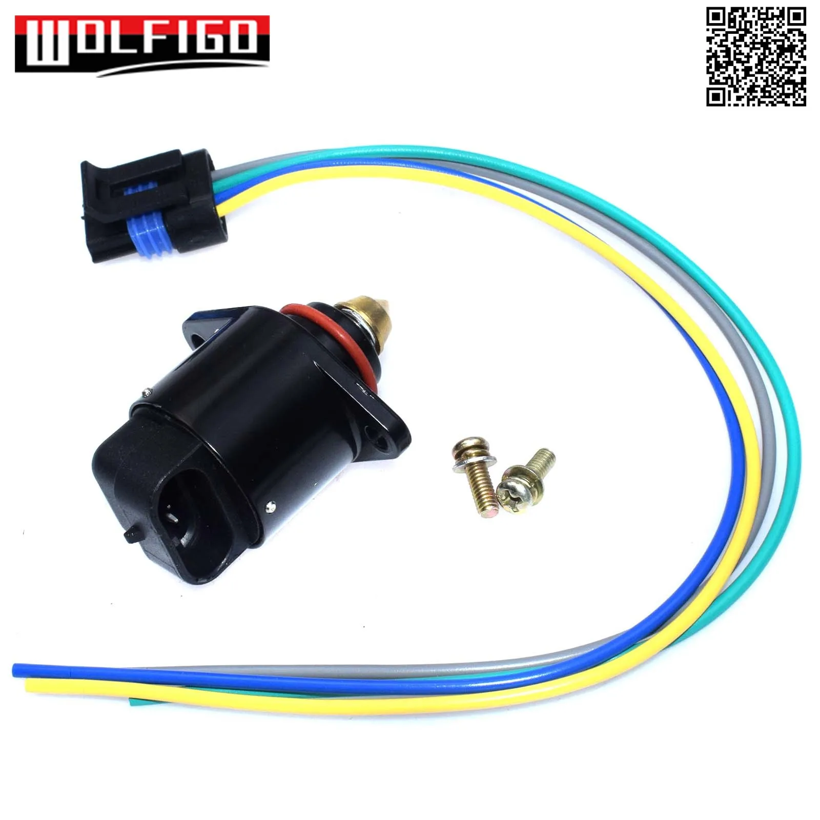 17108187 Idle Air Control Valve W/ Connector Plug For Opel Astra F G H Combo Corsa B Tigra Vectra C Zafira A Vauxhall 17111946