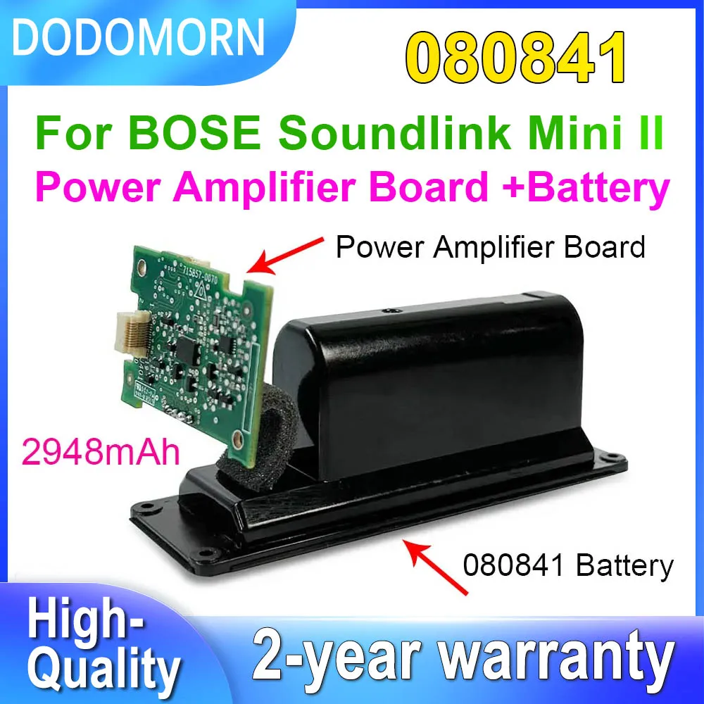 Dodomorn-bateria sem Fio Bluetooth Speaker Bose Soundlink Mini 080841 088796 088789 088772 7.4v 2948mah