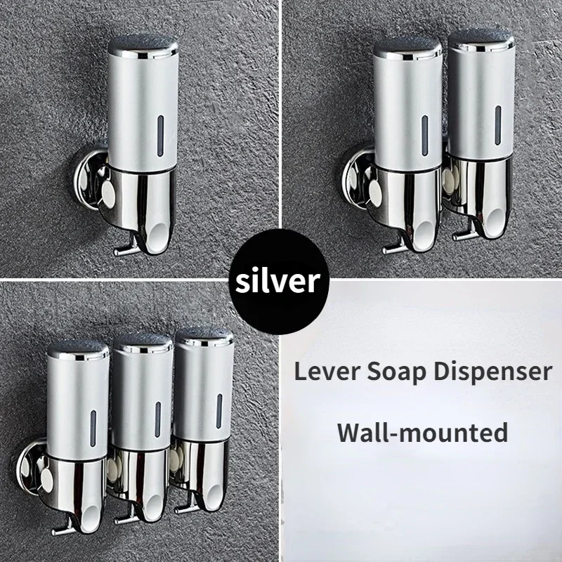 

Manual Hand Sanitizer Bottle Hotel Soap Dispenser Pull Rod Wall Mounted Soap Dispensers 500/1000ML Bathroom Soap Dispenser