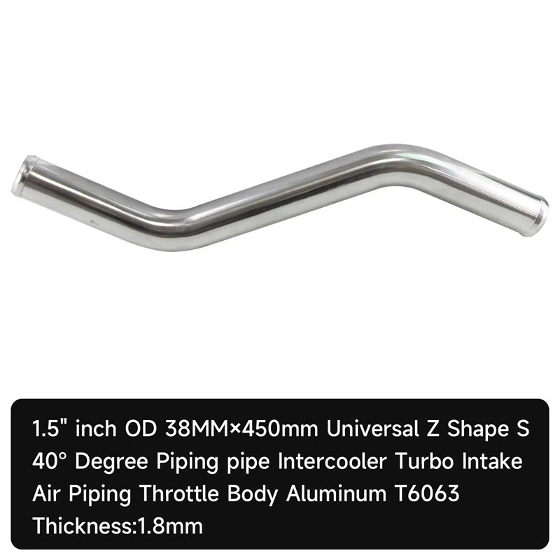 12" Aluminum 45° Elbow Pipe 3.5" OD (89mm) For Turbo Intercooler Intake - 16 Gauge