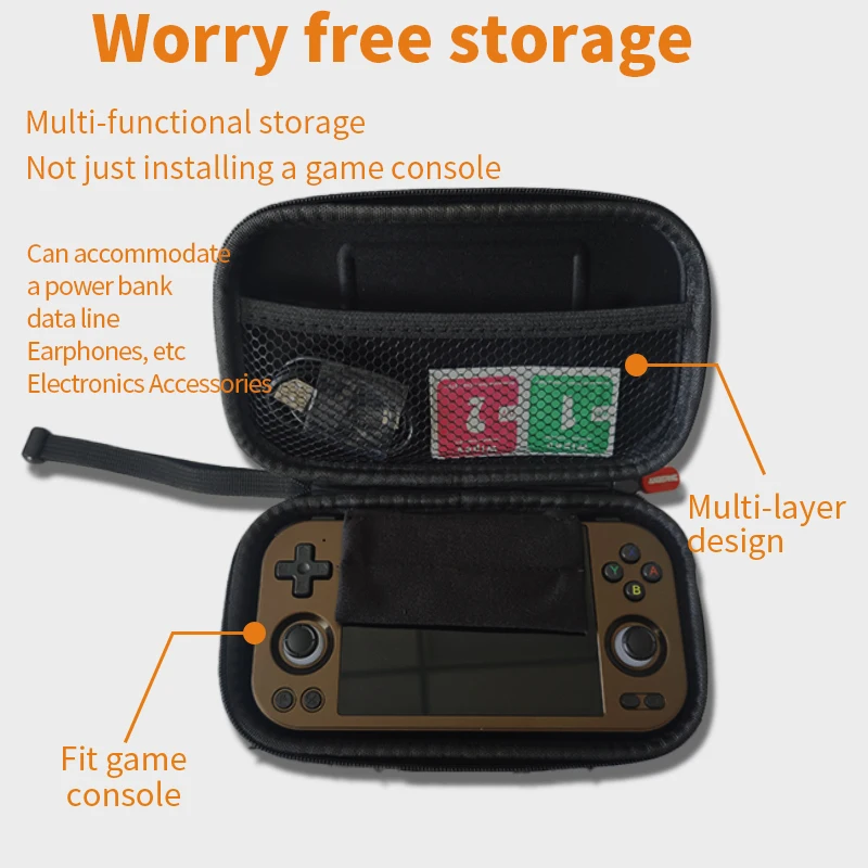 Anbernic RG477M Metal Game Console Travel Handbag Portable Game