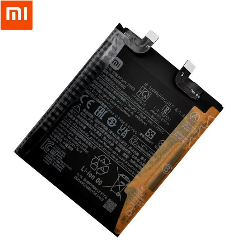 100% Original New High Quality Replacement Battery BM59 For Xiaomi mi 11T Rechargeable Phone 6000mAh Batteries