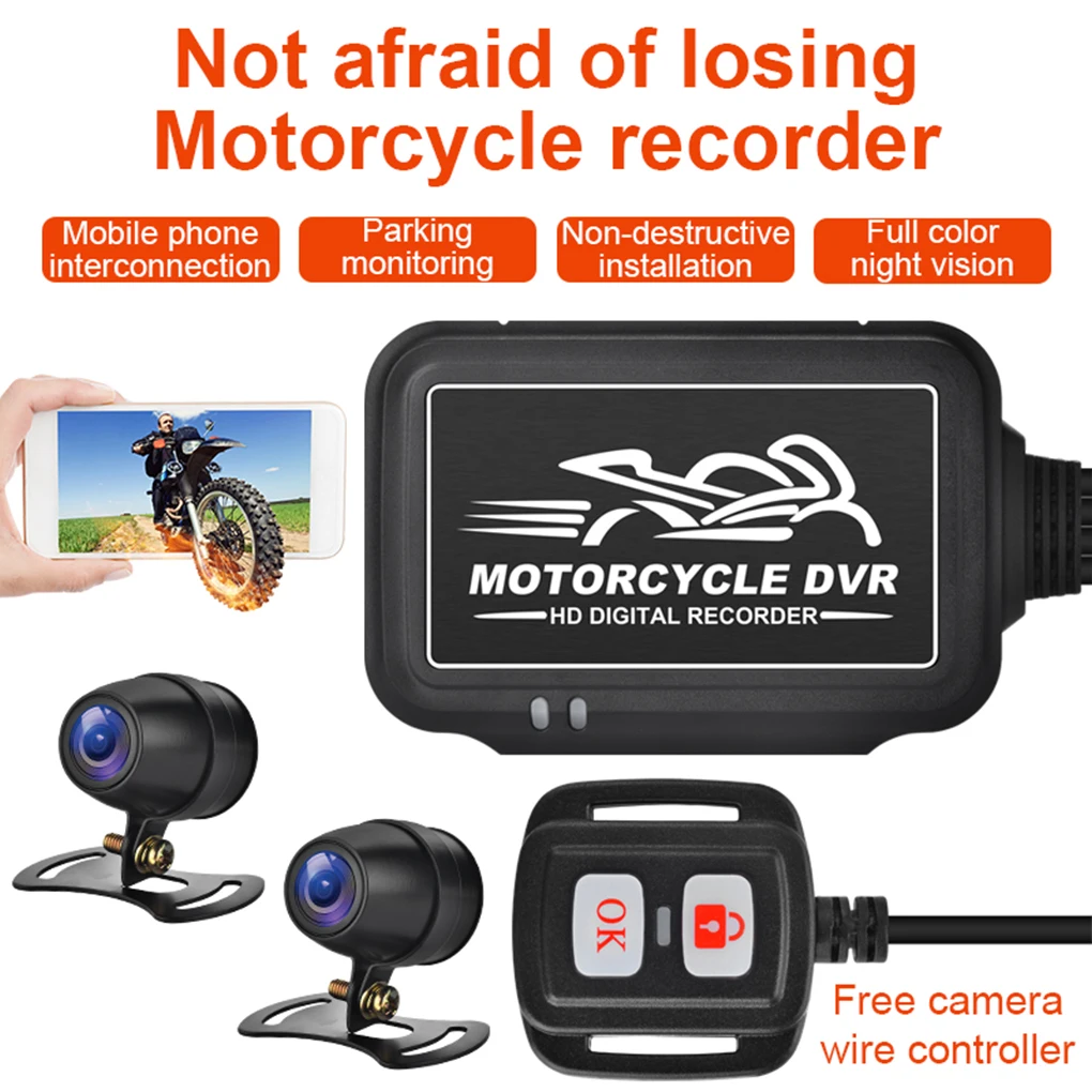 

Motorcycle Camera WiFi Waterproof 120 Degree Dustproof Camcorder Recorder