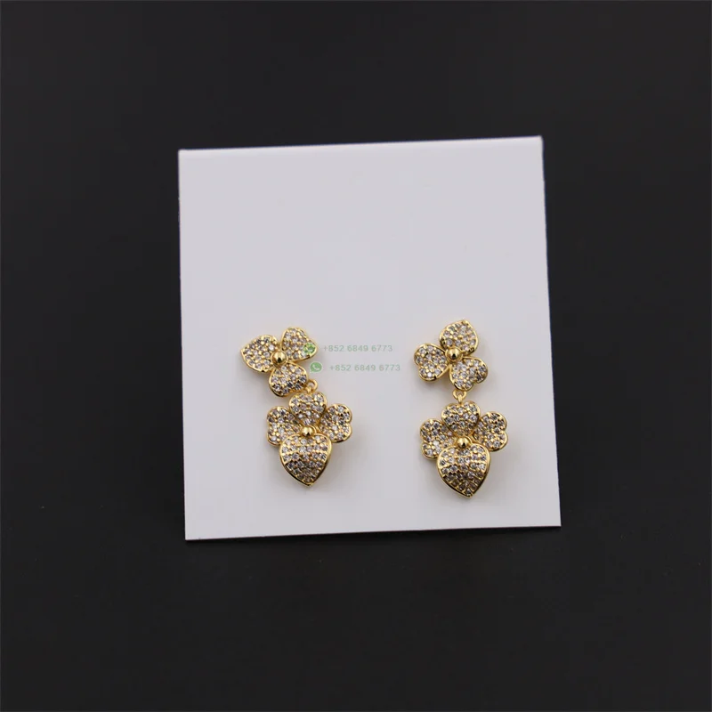 

Gold Jewelry Stud Earrings For Women Free Shipping Fashion Jewelry