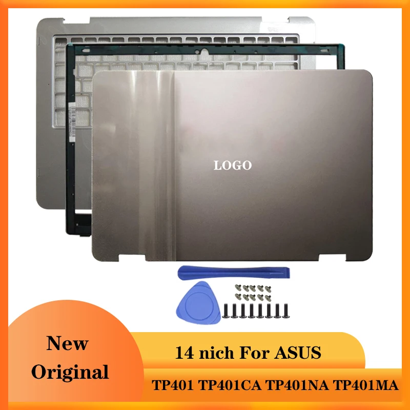 Nuovo Per Asus Tp401 Tp401Ca Tp401Na Tp401Ma Custodia Per Computer Laptop Lcd Cover Posteriore/Cornice Frontale/Custodia Superiore Per Poggiapolsi