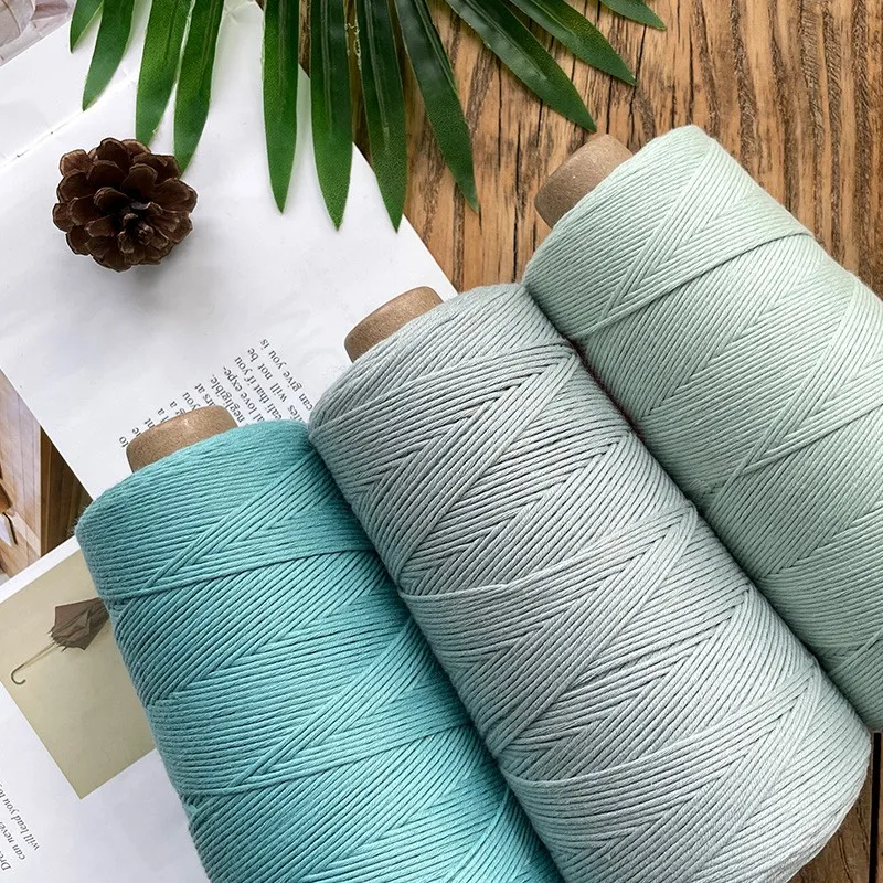 200g/Roll 100% Daylight Cotton Yarn Autumn And Winter Hand Knitting Wool Line Crochet Sweater Shawl Clothing DIY 5