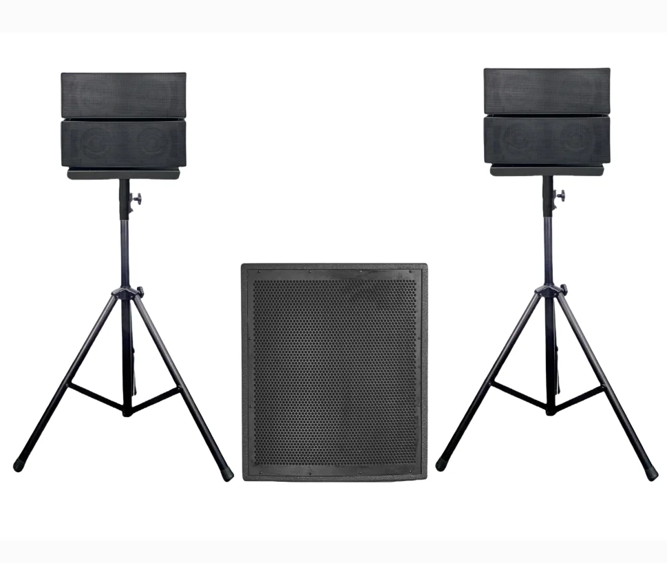 1400W Professional Line Array Speaker System with 18-Inch Subwoofer & TWS Bluetooth 5.0