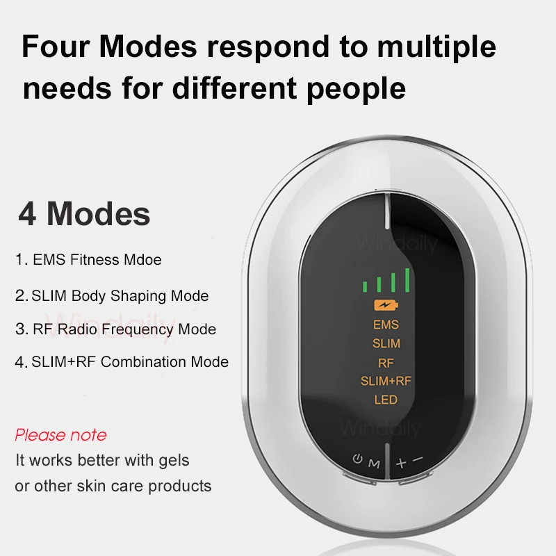 EMS & RF Radio Frequency Body Slimming Machine Fat Burner Slim Shaping Device LED Light Therapy Lose Weight Cellulite Massager - Image 6