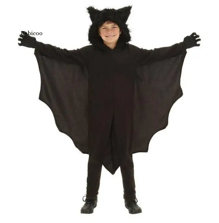 

Костюм для косплея летучая мышь на Хэллоуин Детский костюм вампира взрослый Летучая мышь костюм для родителей и детей костюм для выступления на вечеривечерние товары для вечерние