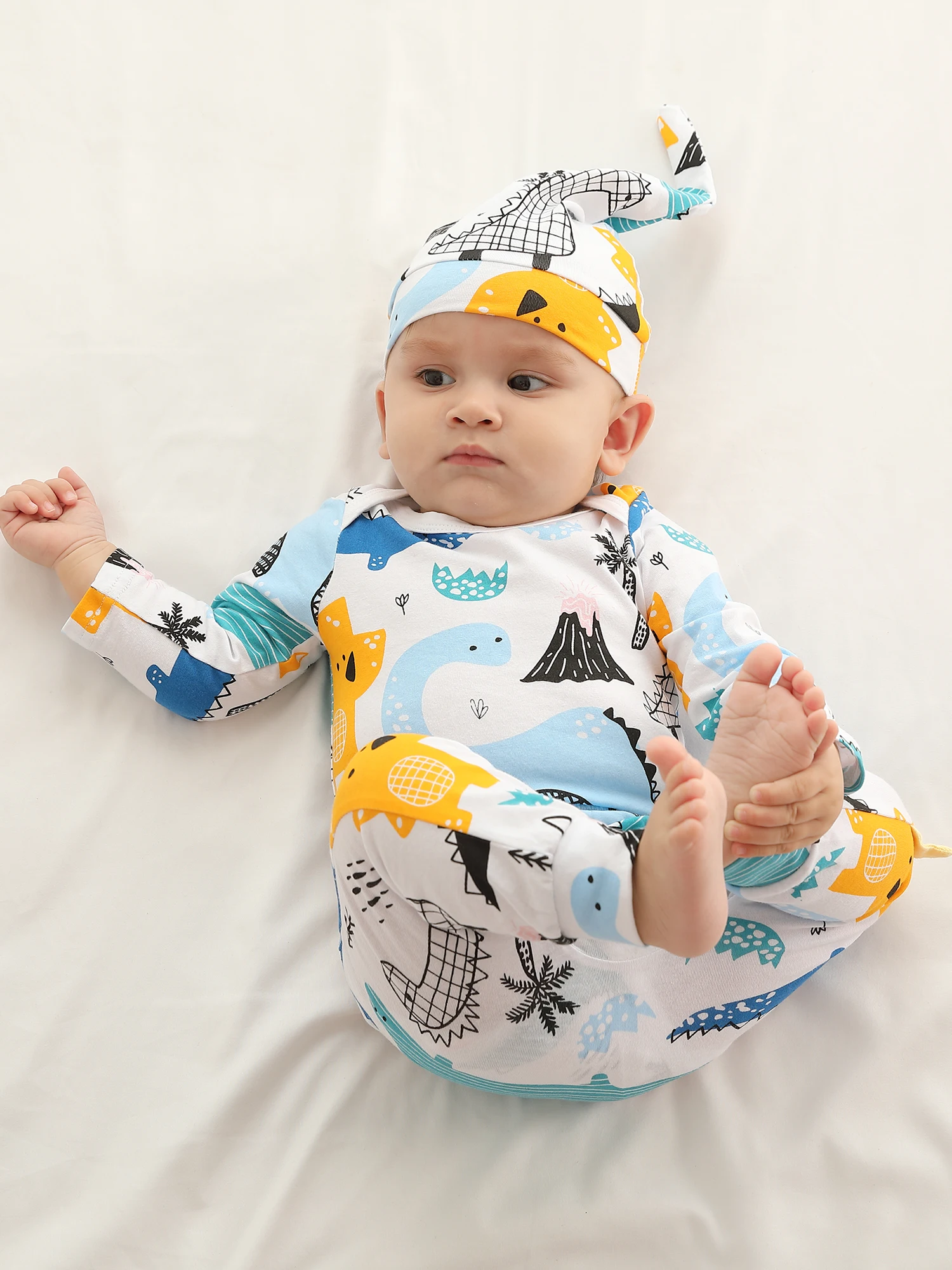 Baby Boy Cotton Bodysuit & Pants Set 5