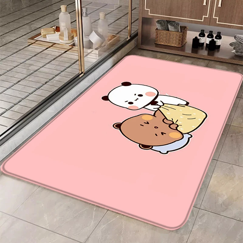 

Foot Bath Mat for Hallway B-bubu&D-dudu Washable Non-slip Kitchen Rug Entrance Carpet Living Room Mats Rugs Home Custom Carpets