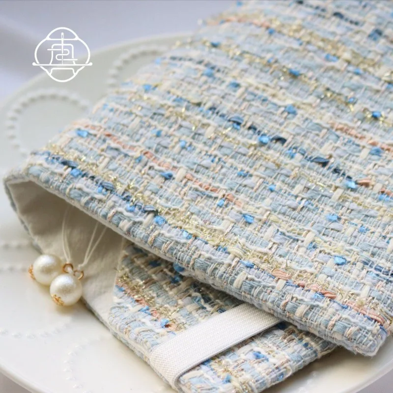 

Bookwear Gift Blue Gentle Small Fragrant Cloth Booklet Account Book A5A6 Booklet Envelope Pen Quicksell Consignee Manufacturer