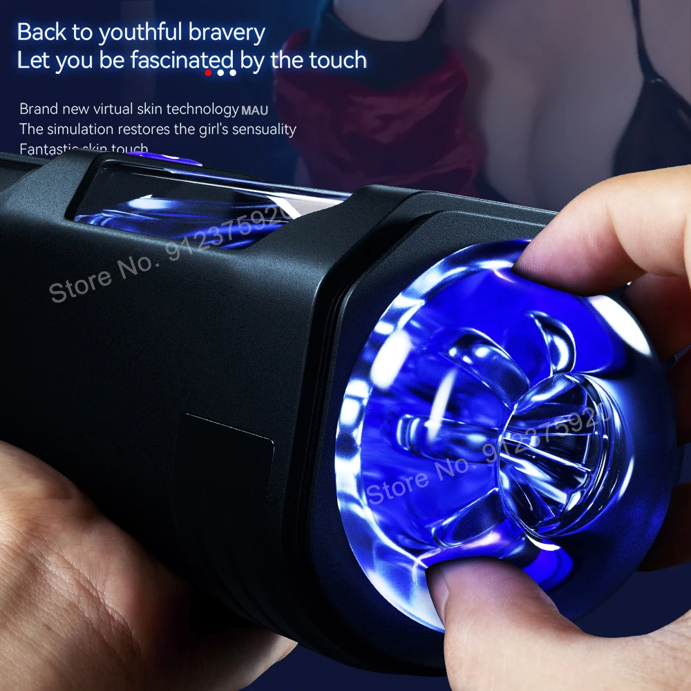 Male Masturbator Male Masturbator Cup Male Masturbation Aid Automatic Masturbator Men Pocket Pussy Vibration Blowjob Penis Real Vagina Masturbation Cup Oral For Male Adult Sex Machine Toy