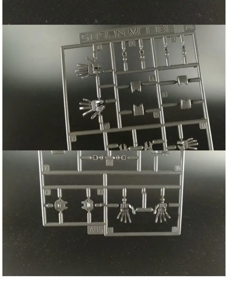 Suxin 모델 HG RG MG 1/144 1/100 아이언 시리즈 바바토스 팜 쉐이프 핸드 업그레이드 부품 4쌍