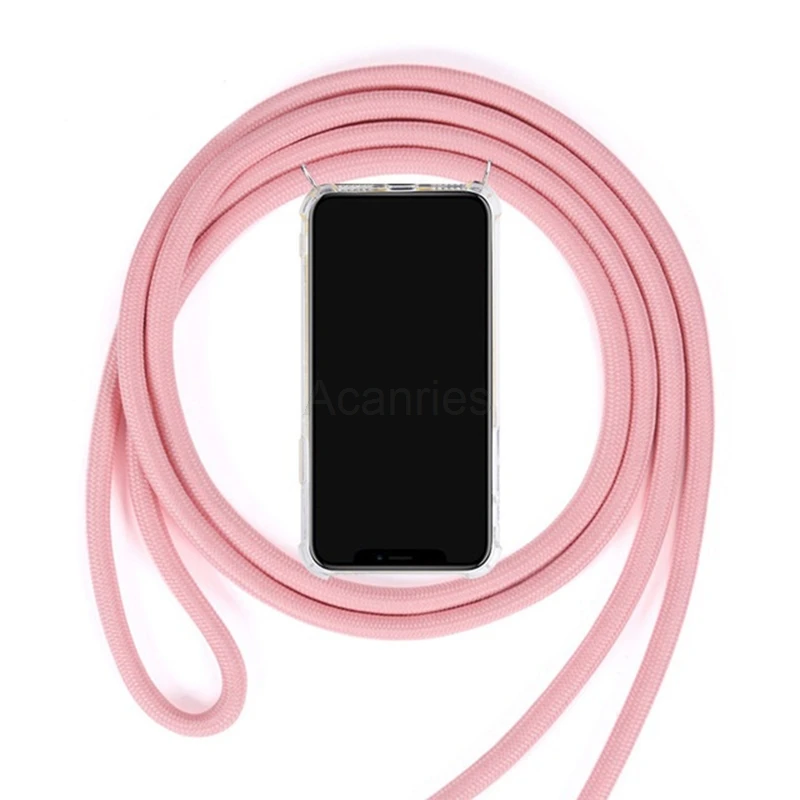 Necklace Crossbody Strap Lanyard Cord Case with Soft Back Cover