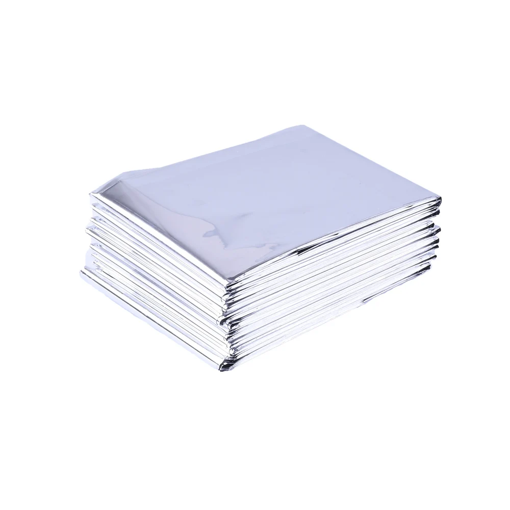 Outdoor Emergency Survival Blanket 130*210cm Waterproof First Aid Sliver Rescue Curtain Foil Thermal Military Blanket
