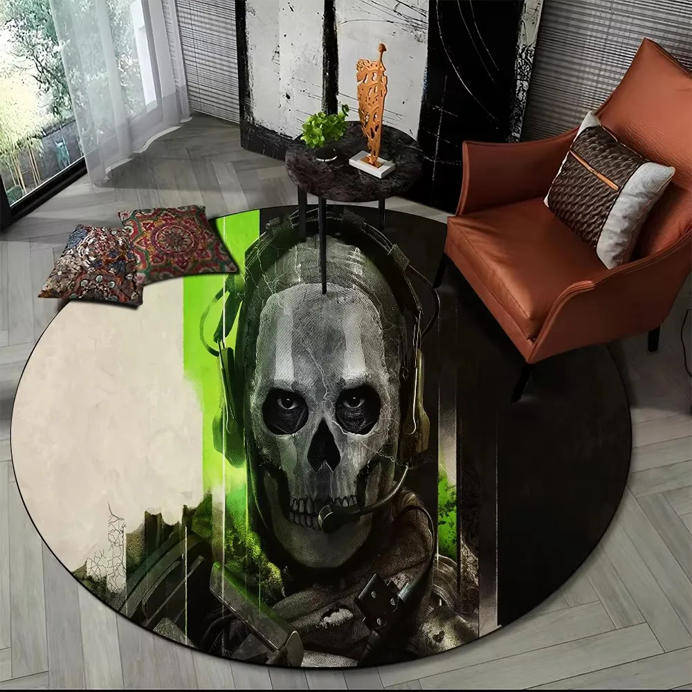 Oyun Oyuncusu Yuvarlak Alan Halısı, Oturma Odası Çocuk Odası Kanepe Dekoru için Daire Halı, Kaymaz Zemin Paspası