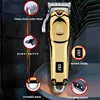 Kemei KM-2628 Professional Hair Trimmer Adjustable Electric Clipper With LCD Display Salon Cordless Rechargeable Powerful Motor 6