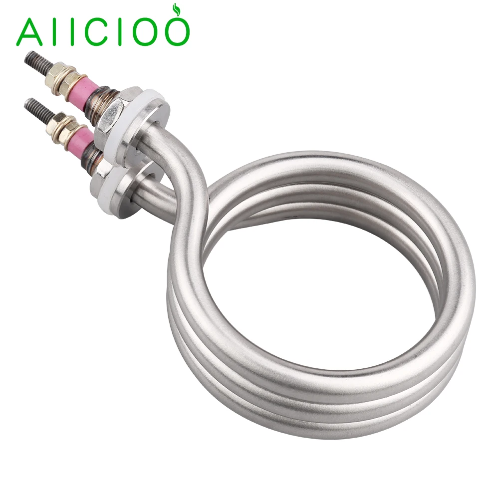 Spiral Heater SS304 Immersion Heater Element Electric Water Heating