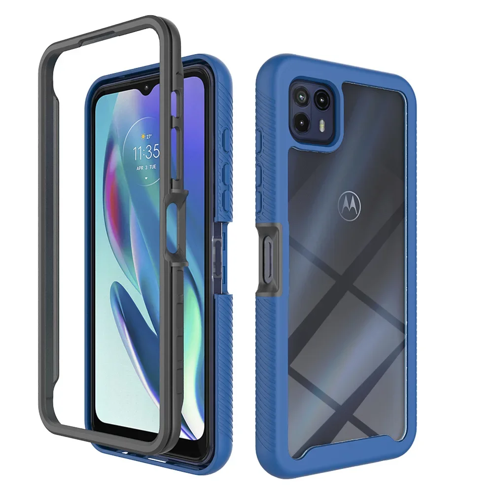 Hybrid TPU/PC Sky Case For Motorola Moto G50 5G / Moto G60 G60s Rugged Fundas Capa Two Layer Shockproof Shell Hard Back Cover