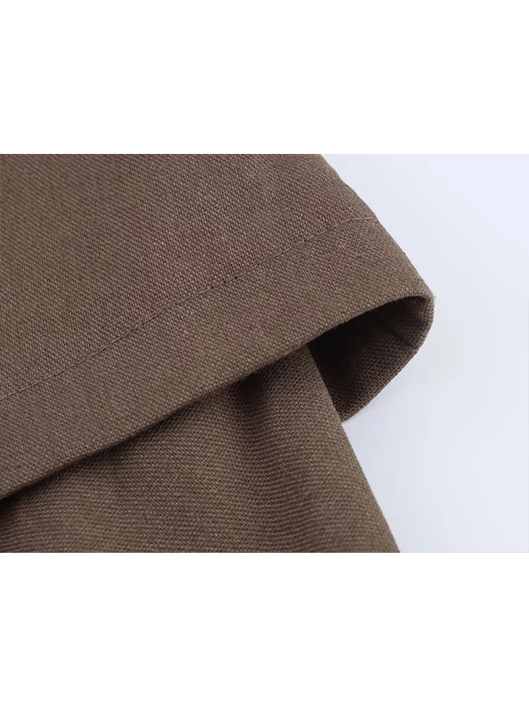 TFMLN New Women Strapless Long Dress Solid Slash Neck Off Shoulder Sleeveless Elegant Dresses Chic False Two Piece Streetwear