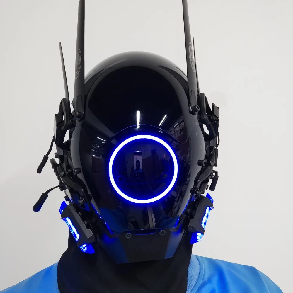 Masque Intégral Cyberpunk IDOGEAR, Style Halloweeen, Verres Antibuée, Unisexe Adulte
