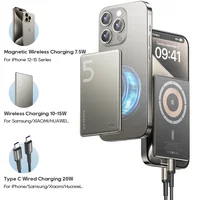 KUULAA Magsafe Power Bank 5000mAh Magnetic Wireless Phone Charger External Battery 20W Fast Charging For iPhone 16 15 PowerBank 2