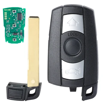 Keyforkess 315 / 868 MHz PCF7953 Chip CAS3 System Keyless-Go funzione portachiavi remoto aggiornato per BMW serie 3/5 x5 x6 KR55WK491 - KEYECU 315 868 MHz PCF7953 Chip CAS3 System Keyless Go funzione portachiavi remoto aggiornato per