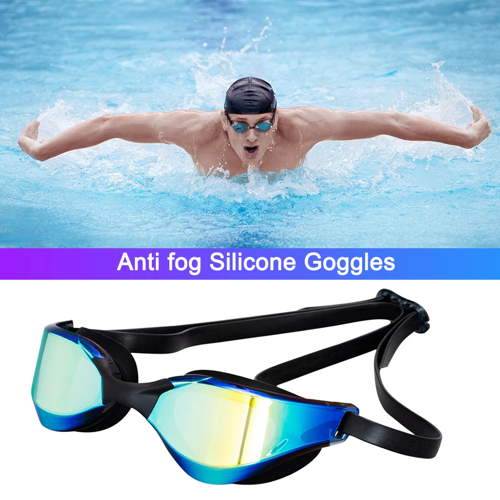 Waterproof Swimming Goggles Anti-fog Optical Anti-UV Professional Beach Accessories