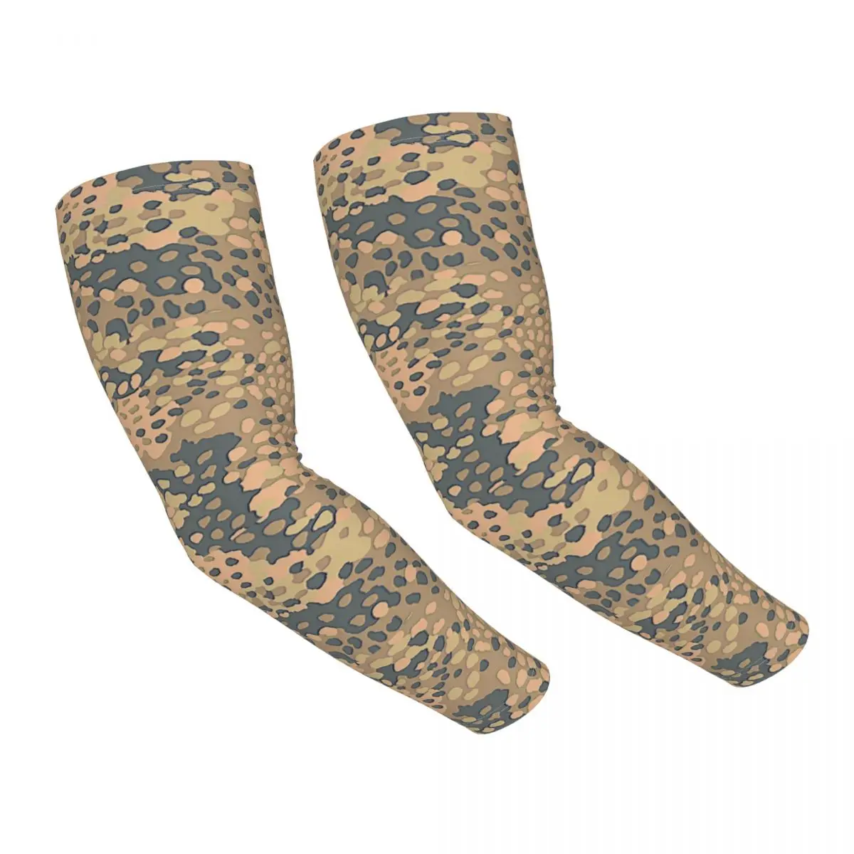 

Desert Erbsenmuster Pea Dot German WW2 Camouflage Pattern Cooling Arm Sleeves Women Men Fishing Cycling Driving Tattoo Cover Up