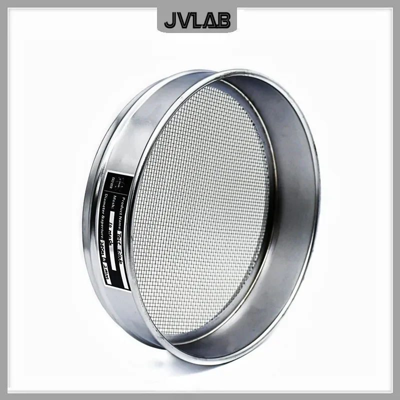 

Lab Analysis Sieve Woven Wire Mesh Sampling Inspection Pharmacopeia Test Sieve 304 SS Mesh Chroming Frame Diam.20cm 10 Mesh 2mm