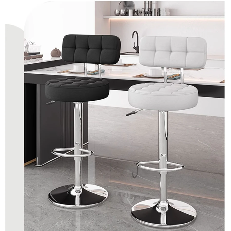 

Modern Banks Kitchen Dining Bar Stool Accent Rotating Home Nordic Bar Stool Barber Shop Cadeiras De Jantar Salon Furniture XT