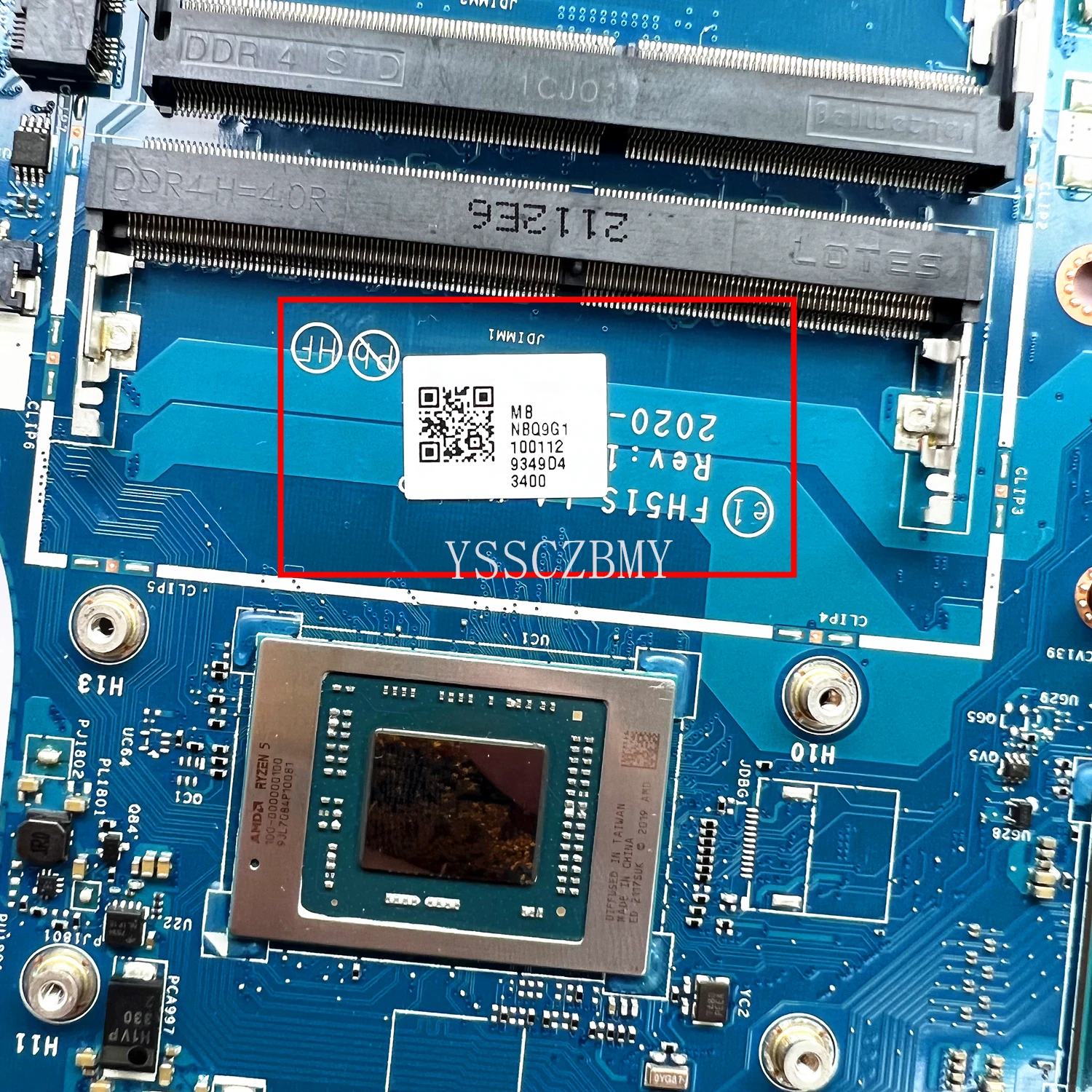 FH51S LA-K181P Mainboard For Acer Nitro 5 AN515-44 Laptop