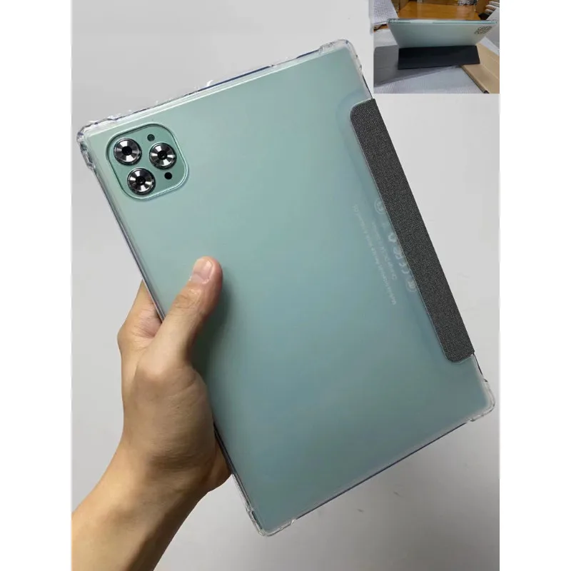 Custodia In Tpu Trasparente Per Mxs Tab S9 Ultra 10.1 Pollici Mxs Tab S10 Pro 10.1 ''12.0'' Custodia Protettiva Per Tablet Con Supporto A Tre Pieghe I