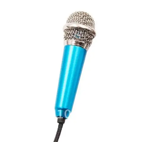 

Microphone Handheld Mic 3.5mm Stereo Studio Karaoke Condenser Microphone For Phone Computer Mini Phone Mic In Stock Mini