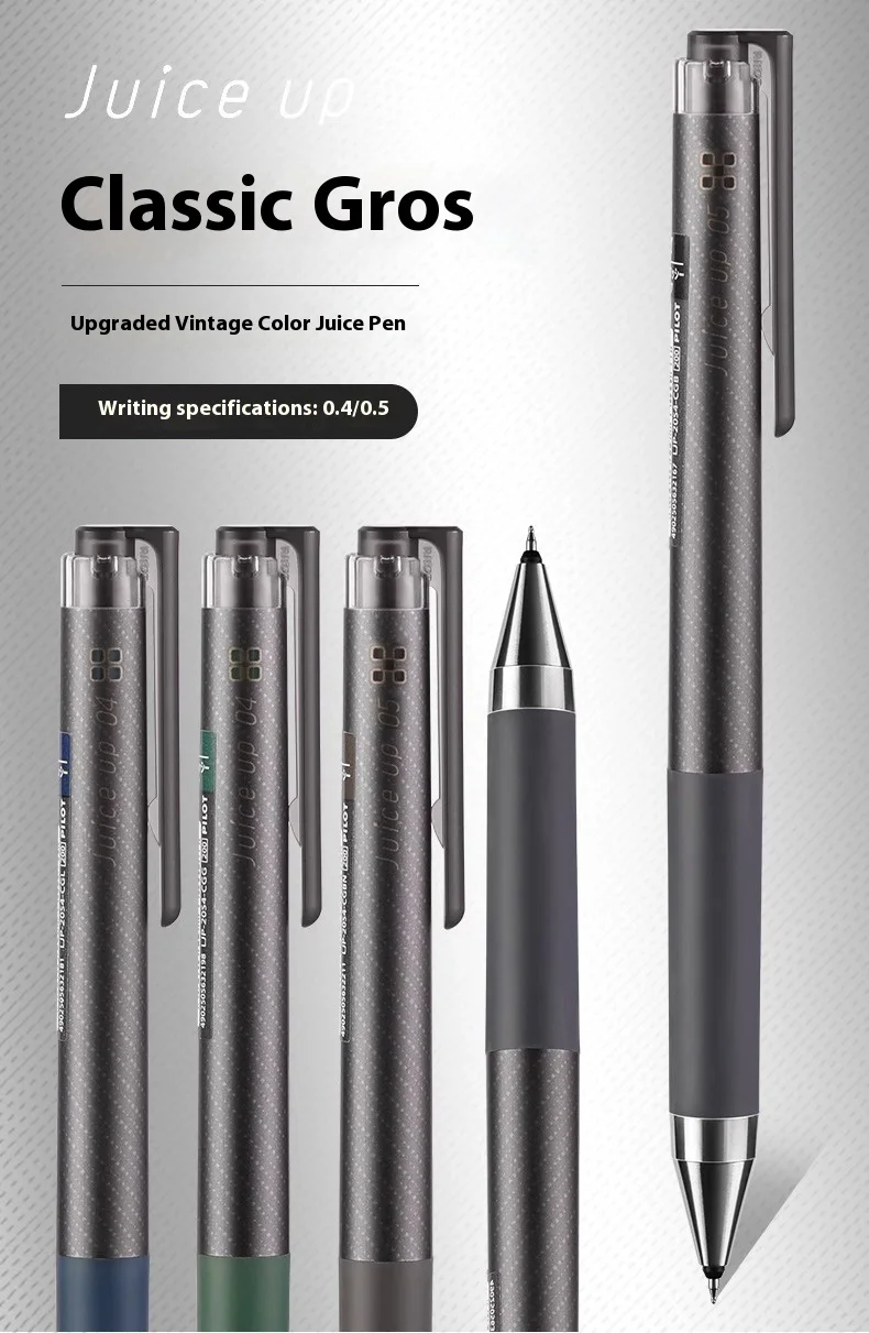 PILOT Vintage Juice Up einziehbarer Gelstift, limitierte ST-Spitze, geringe Schwerkraft, glattes Schreiben, nützliche farbige Journaling-Notizwerkzeuge – Detail 1