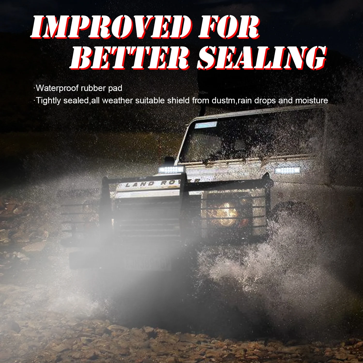 Car 6/15/20inch LED Lighthouse Led Work Light Bar Flood/spot Mixed Beam Off Road