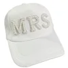 Wedding Baseball Cap Pearl TRIBE Bride MR Wedding Decoration Bridesmaid Gift Team Bachelor Party Photo Props Letter Wedding Day 2