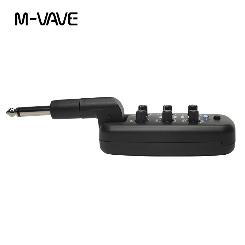 M-VAVE MINI-X Headphone Amplifier Guitar Bass Effects Portable Rechargeable Amp Built-in 9 Different Amplifier Tones Guitar Part