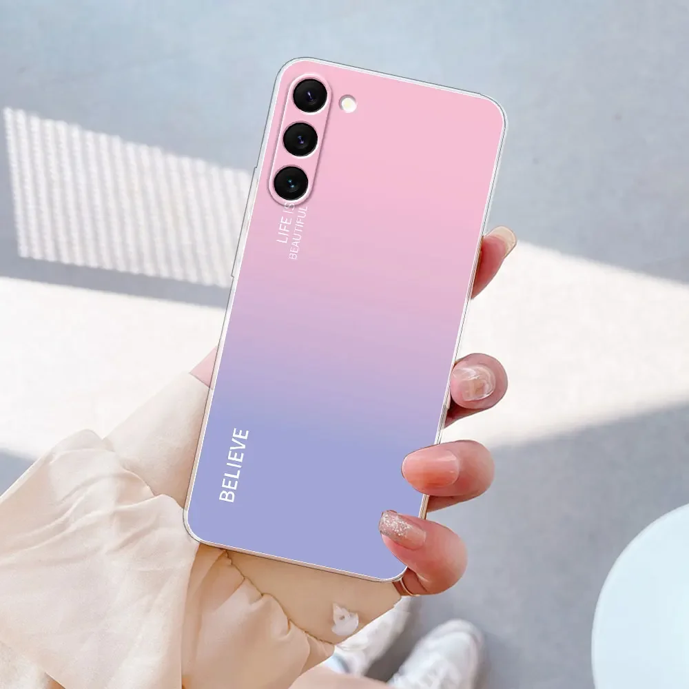 Clear Soft Silicone Phone Case Cover - Compatible with S23 Series