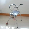 Foldable Cane Chair for Elders - Four-Legged Walking Stick with Wheels, Portable Outdoor Seat, Elderly Rest Solution 1