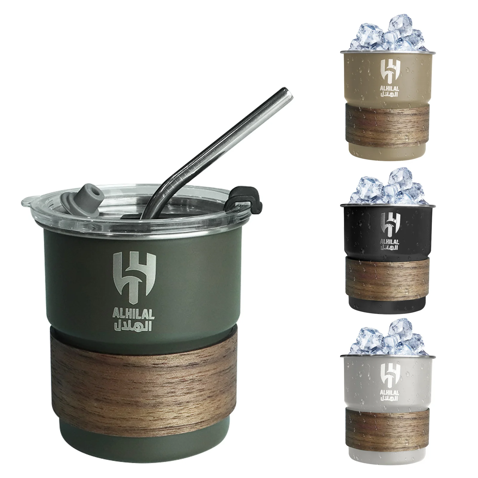 Royal Stainless Steel Coffee Cup 300ml with Lid -...