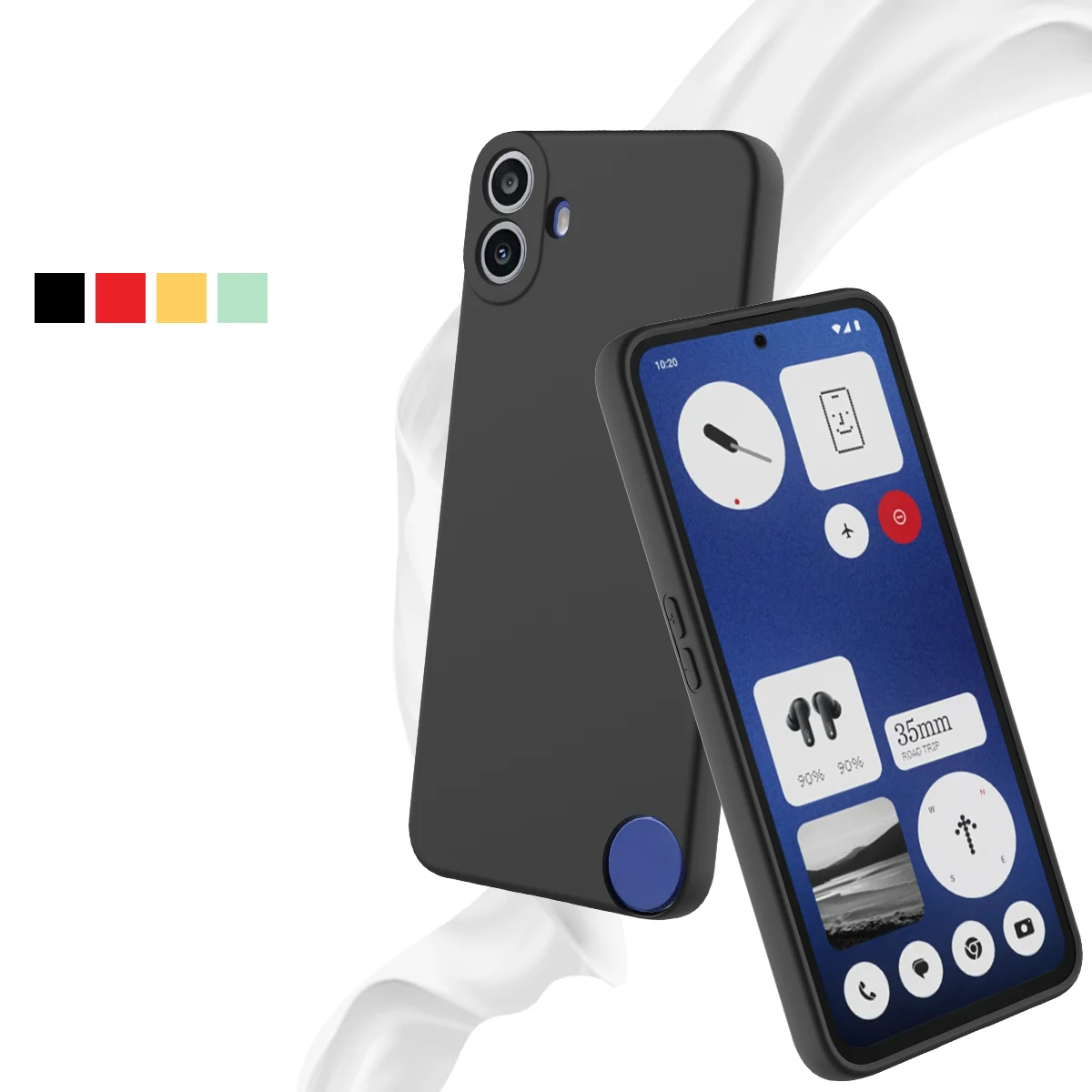 Premium Liquid Silicone Soft Back Protective Case