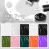 12PCS/SET Crackle Nail Polish Gel Set Green Cracking Nail Lacquer Quick Dry Gel Hybrid With Base Top Coat  Manicure Varnish Kit 4