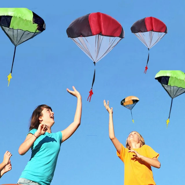 TD® Jouet Parachute avec Soldat pour Enfants/ Sport de plein Air