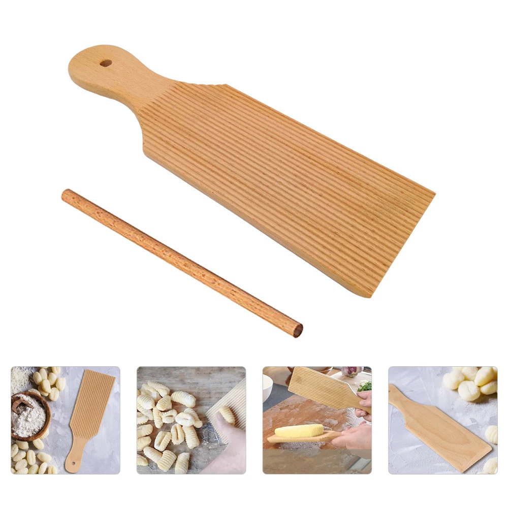 Wooden Pasta Making Supplies Wooden Pasta Shaper Tools Wooden Butter Paddles 1 Set